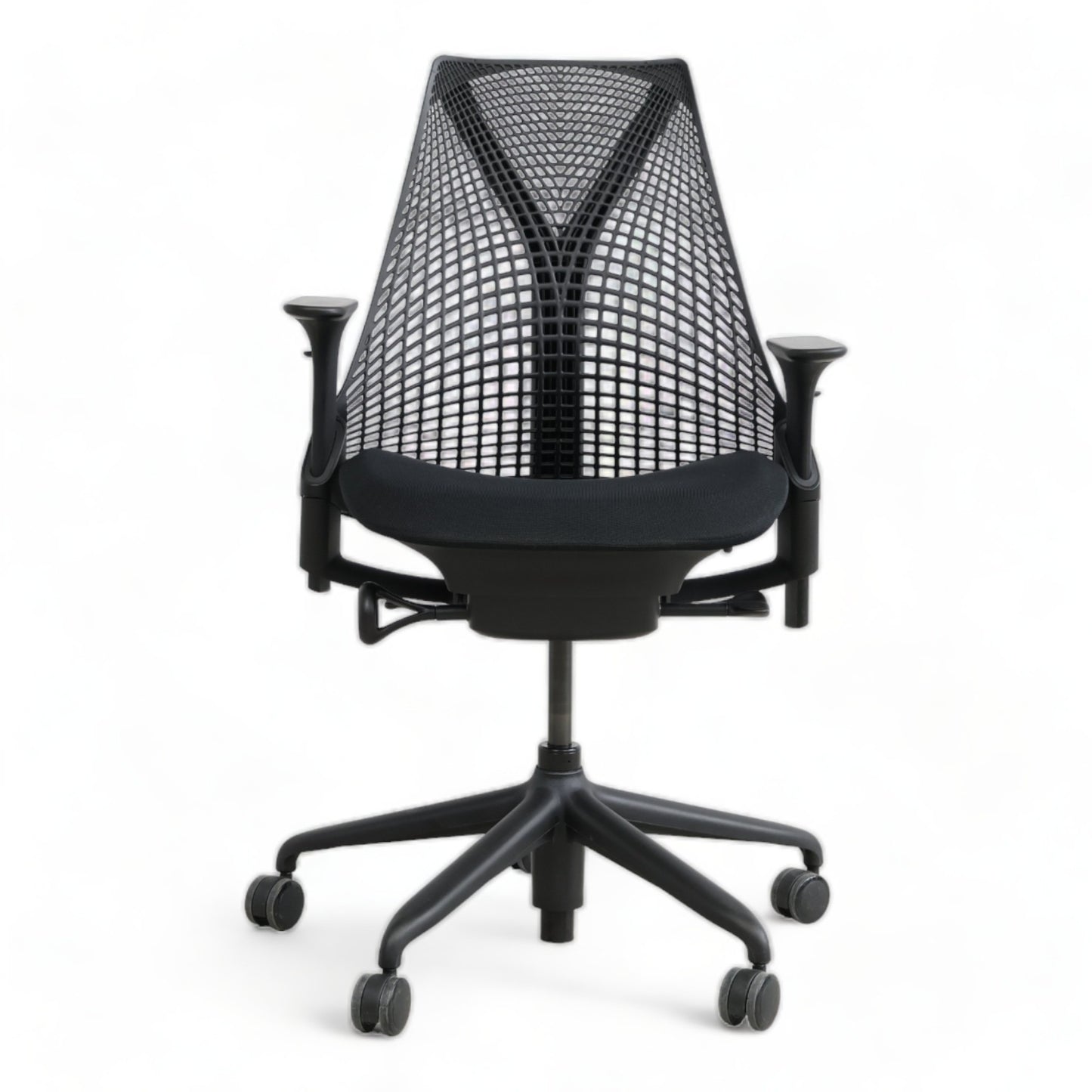 Nyrenset | Sort Sayl Chair, Herman Miller kontorstol