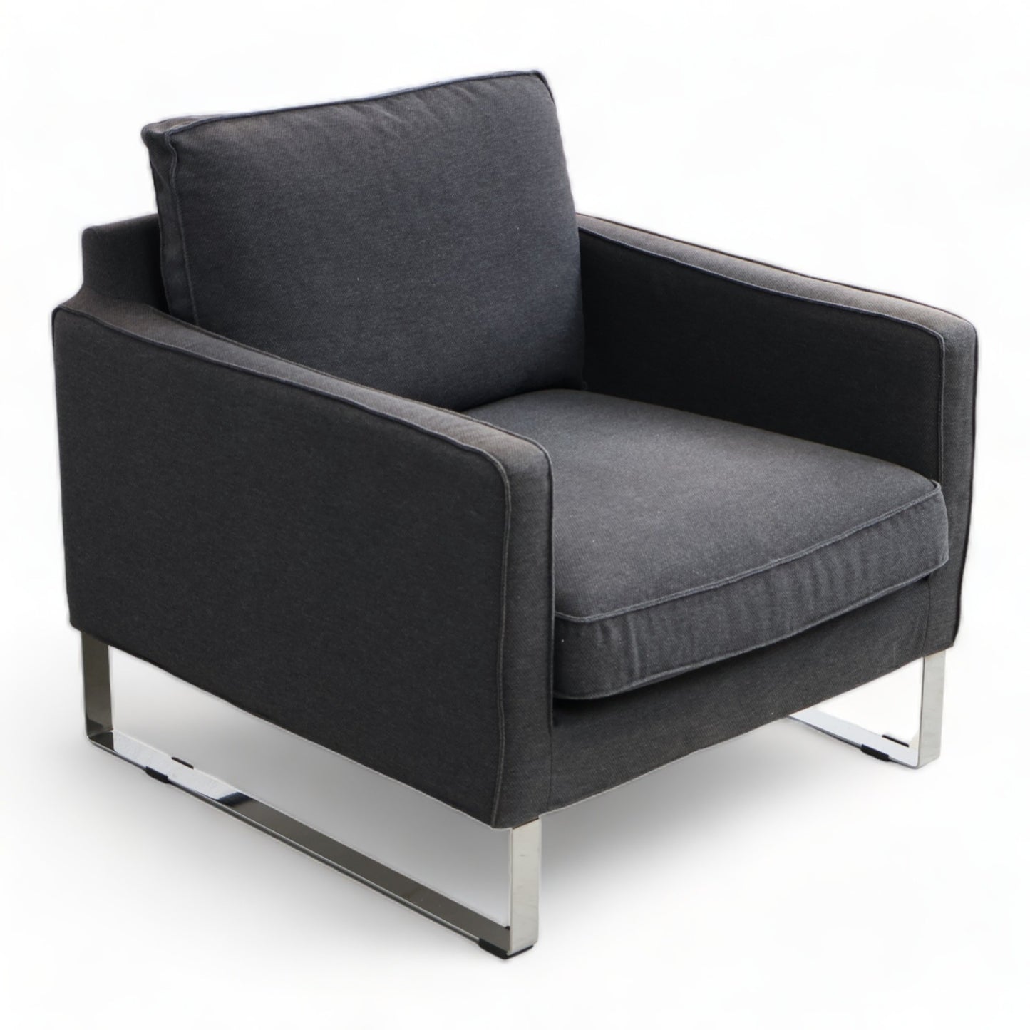 Nyrenset | Mørk grå IKEA Mellby lenestol