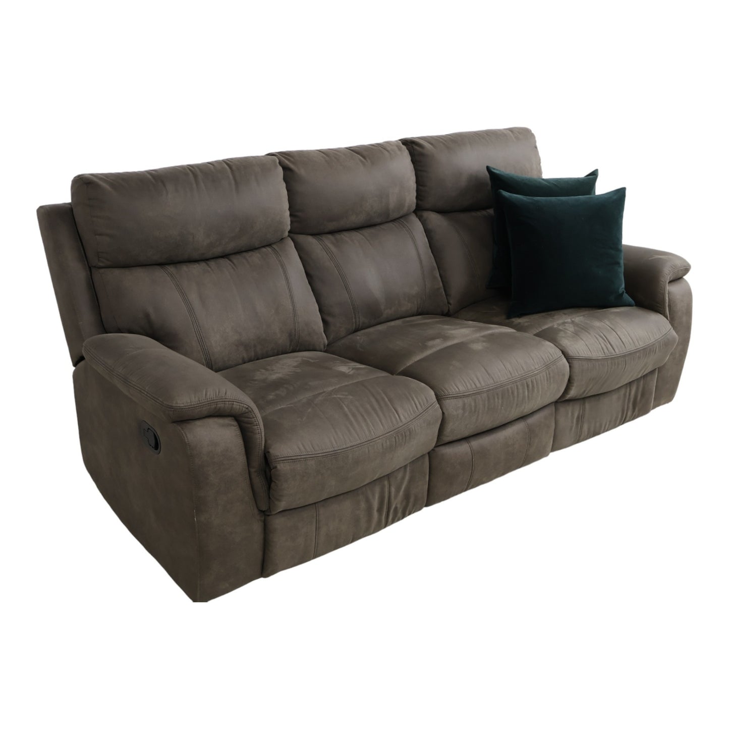 Nyrenset | 3-seter sofa i semsket skinn