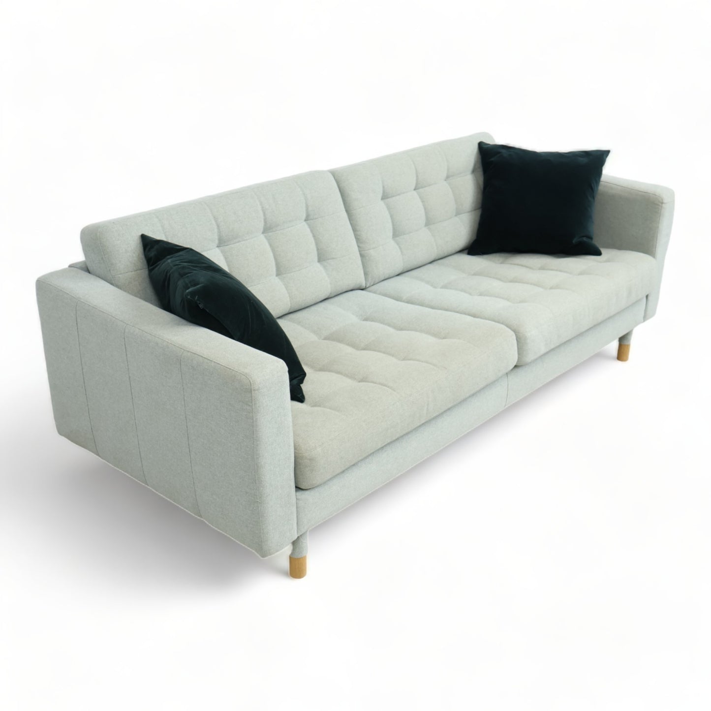 Nyrenset | IKEA Landskrona 3-seter sofa i grønn