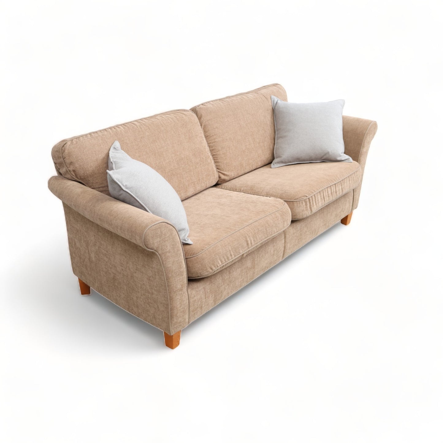 Nyrenset | Brun 2-seter sofa med avtagbare trekk