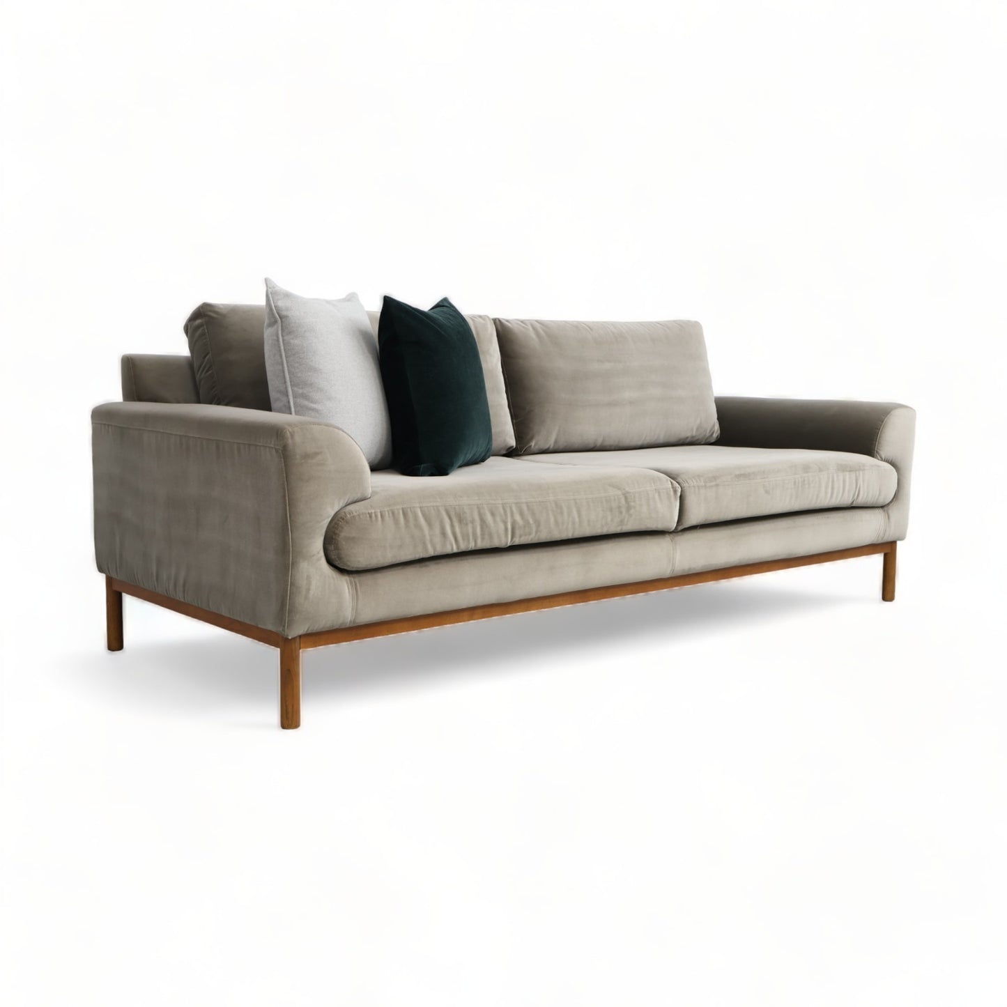 Nyrenset | Mosegrønn Ella 3-seter sofa fra SofaCompany