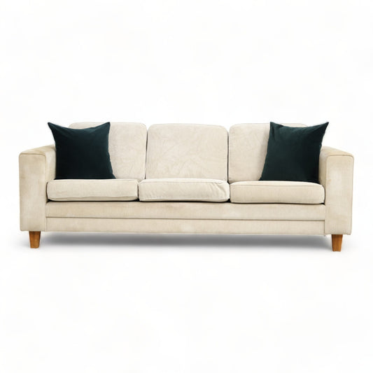 Nyrenset | Beige 3-seter sofa fra Skalma