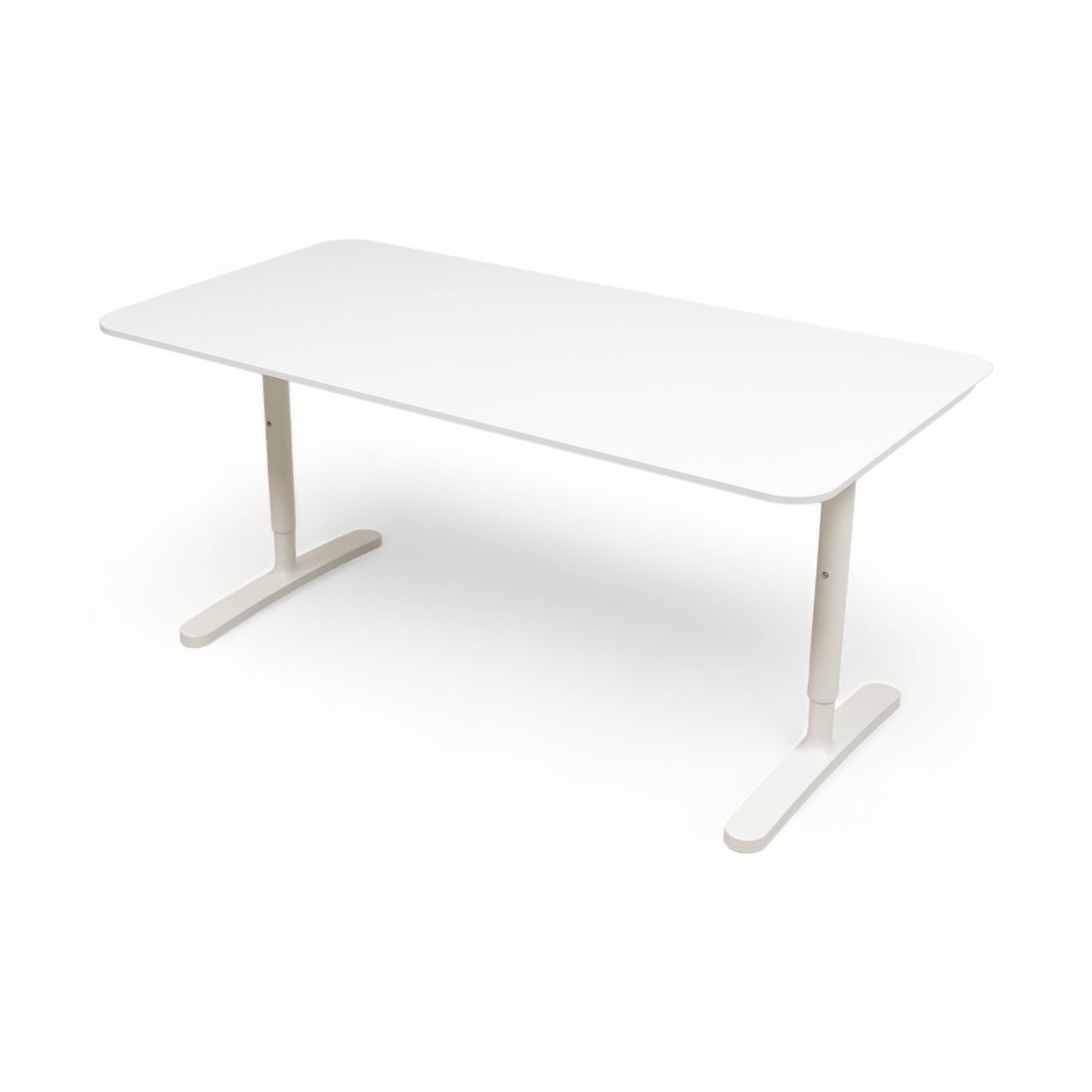 Kvalitetssikret | 160x80, IKEA Bekant manuell hev/senk skrivebord