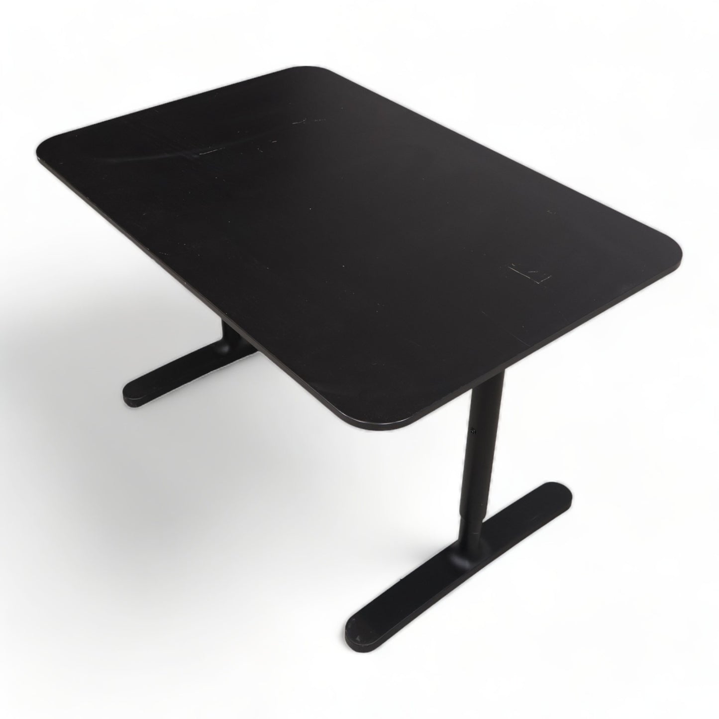 Kvalitetssikret | 120×80, IKEA Bekant manuelt justerbart skrivebord