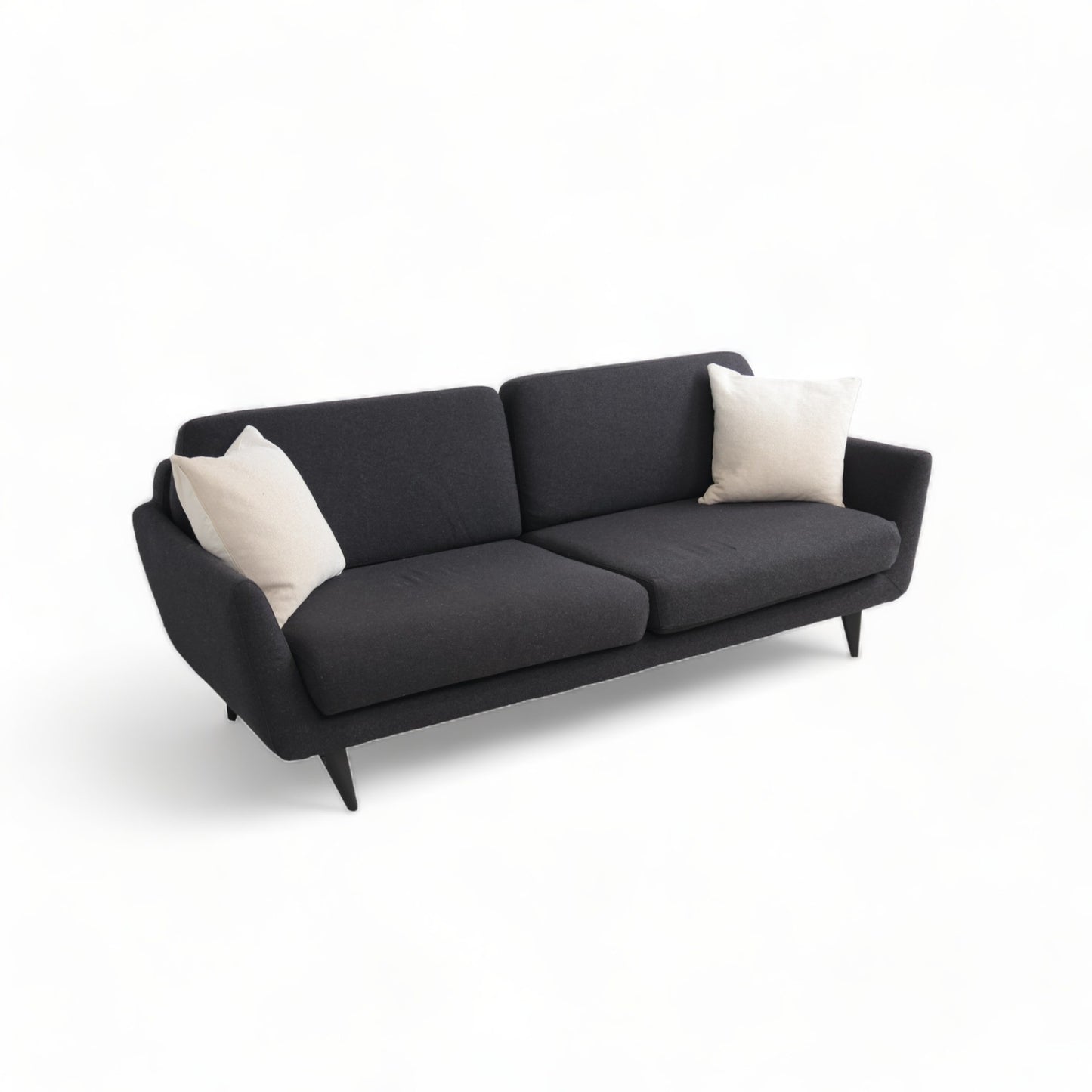 Nyrenset | Sort Sits 3-seter sofa