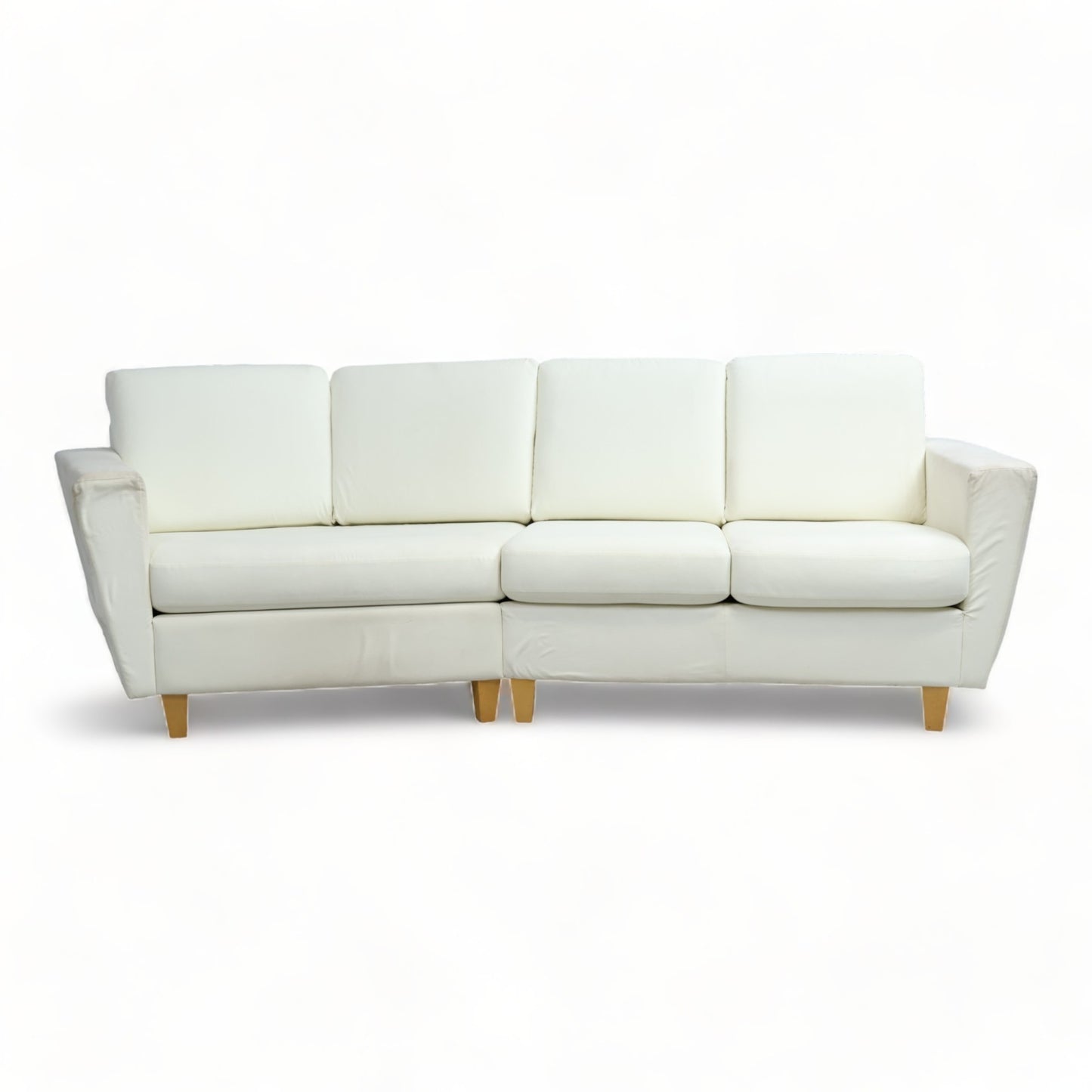 Nyrenset | Hvit Hjellegjerde 3-seter sofa