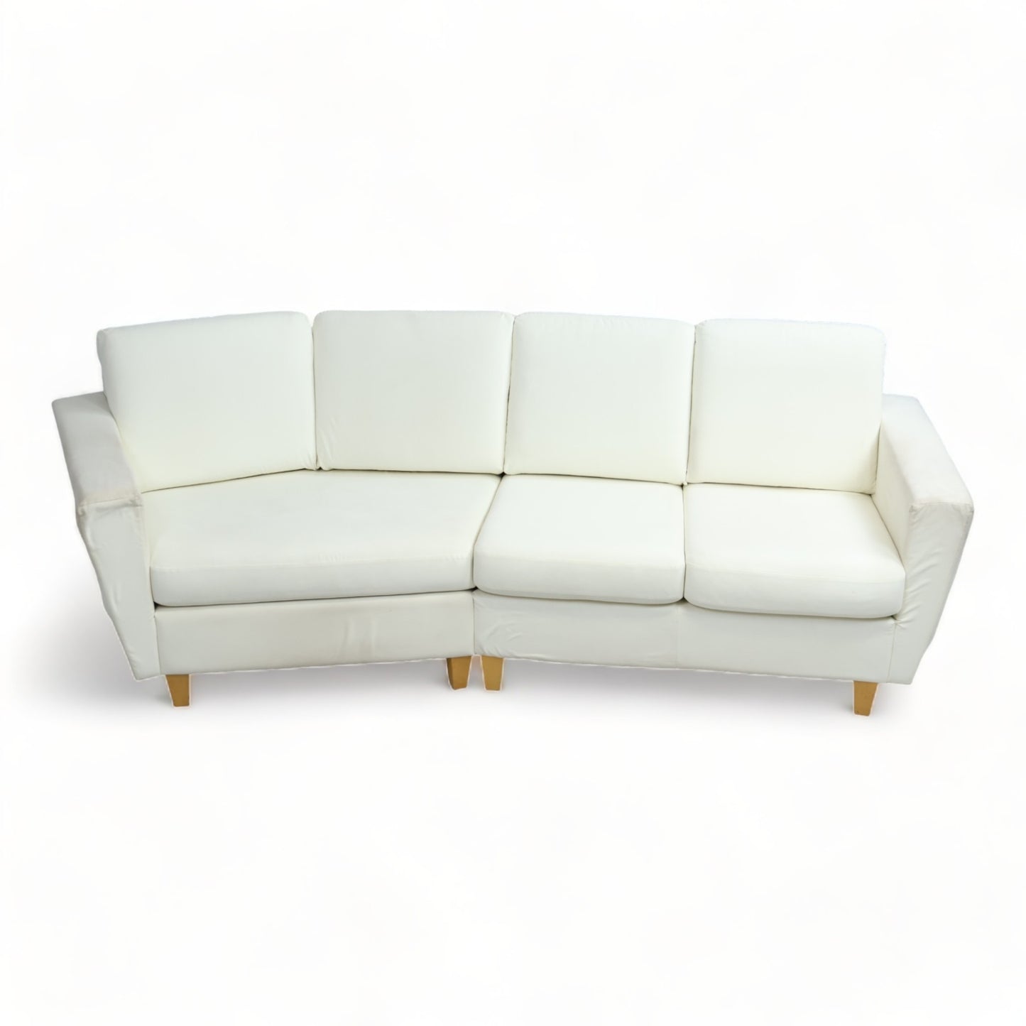 Nyrenset | Hvit Hjellegjerde 3-seter sofa