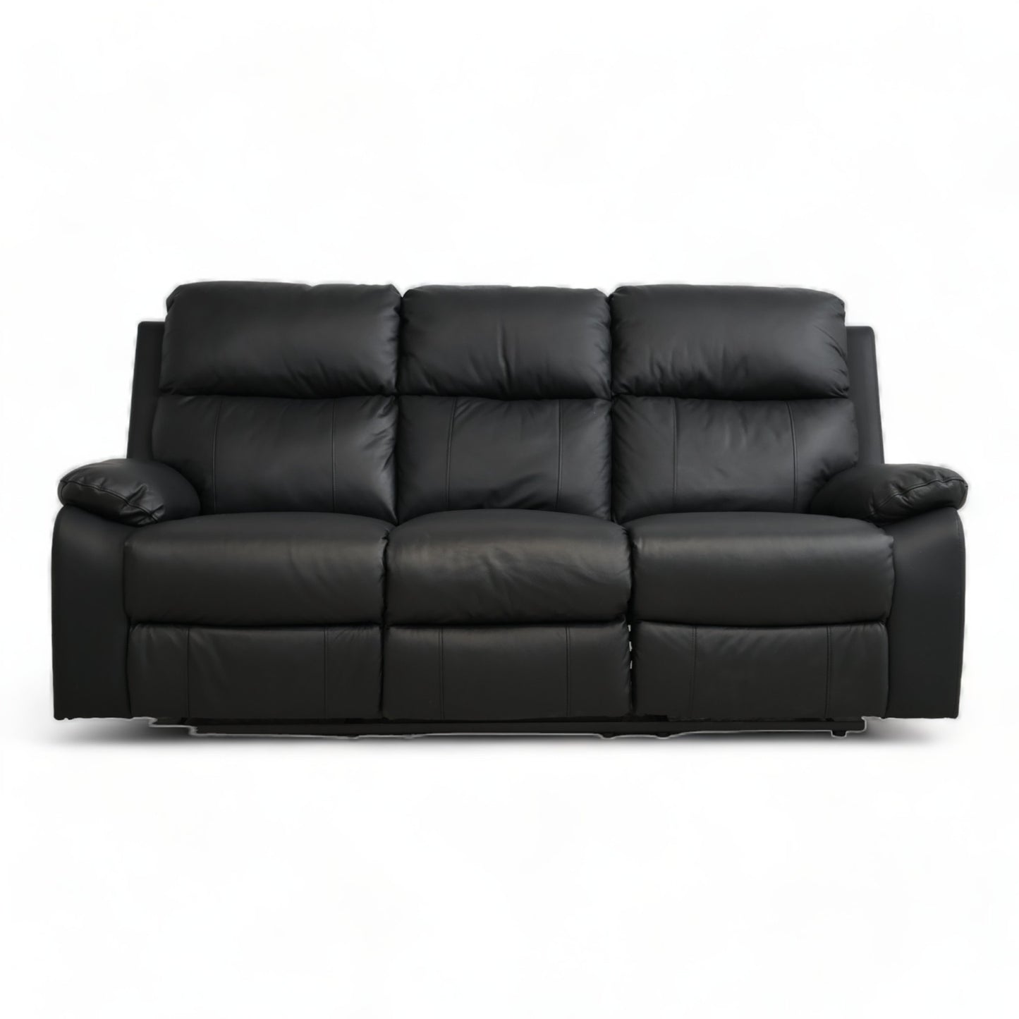 Nyrenset | Mora manuell recliner 3-seter skinnsofa