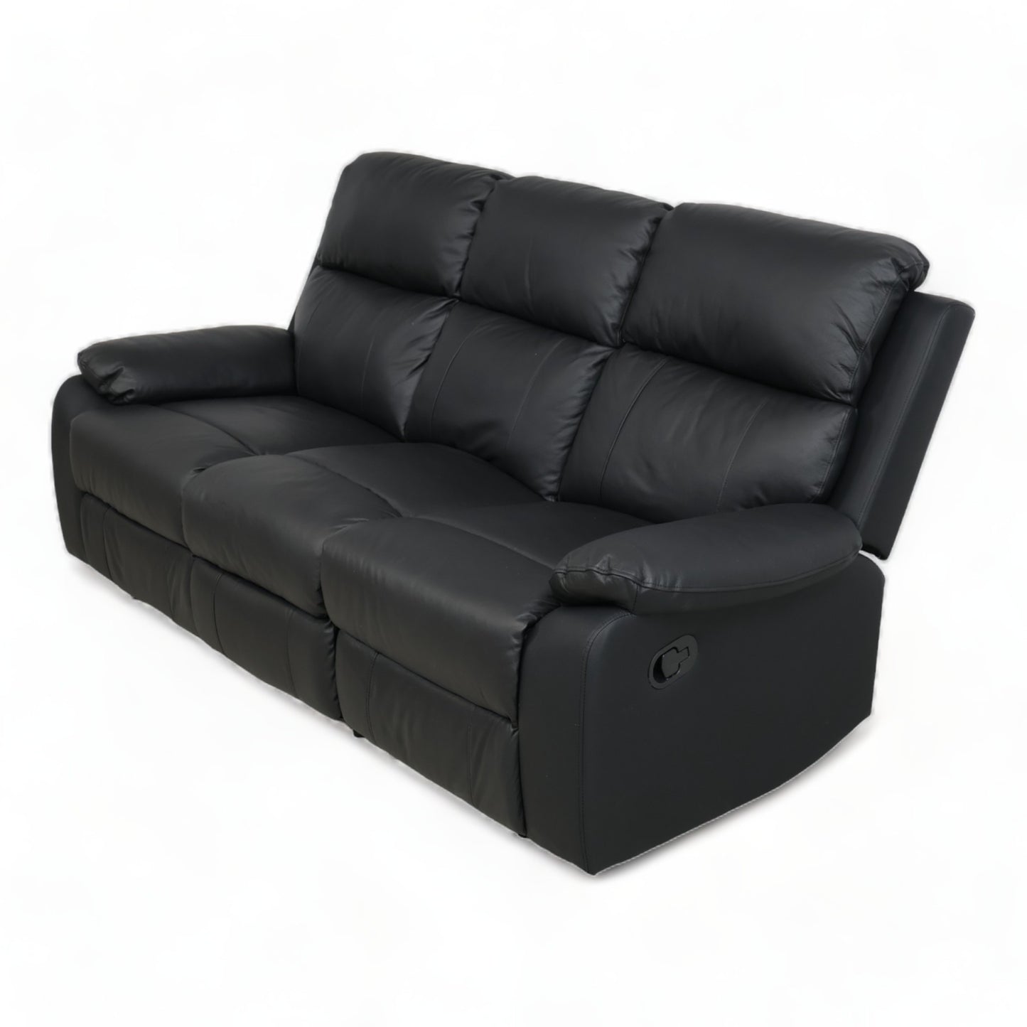 Nyrenset | Mora manuell recliner 3-seter skinnsofa