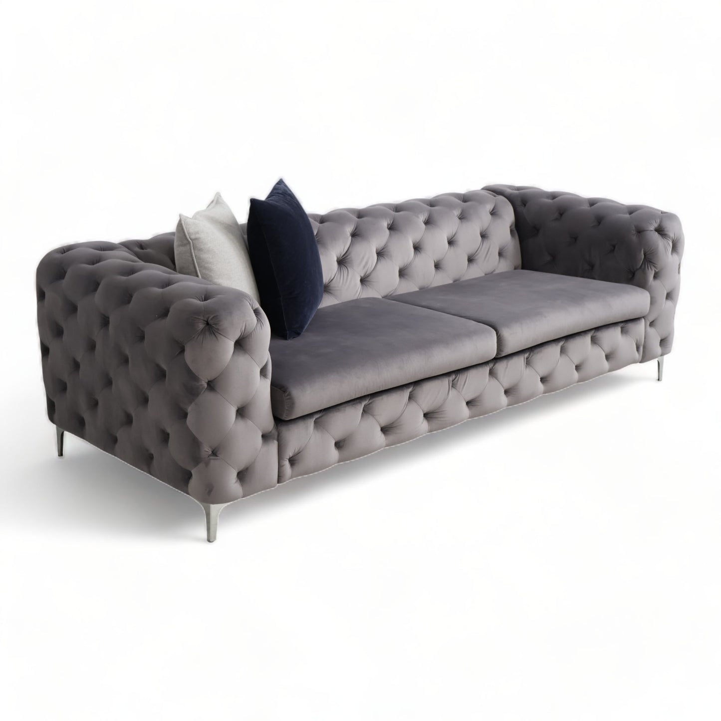 Nyrenset | Mørk grå Bella 3-seter sofa