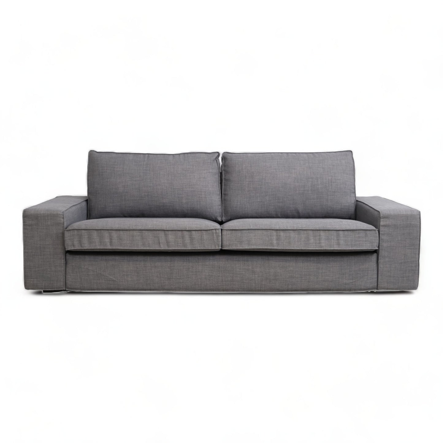 Nyrenset | Mørk grå IKEA Kivik 3-seter sofa