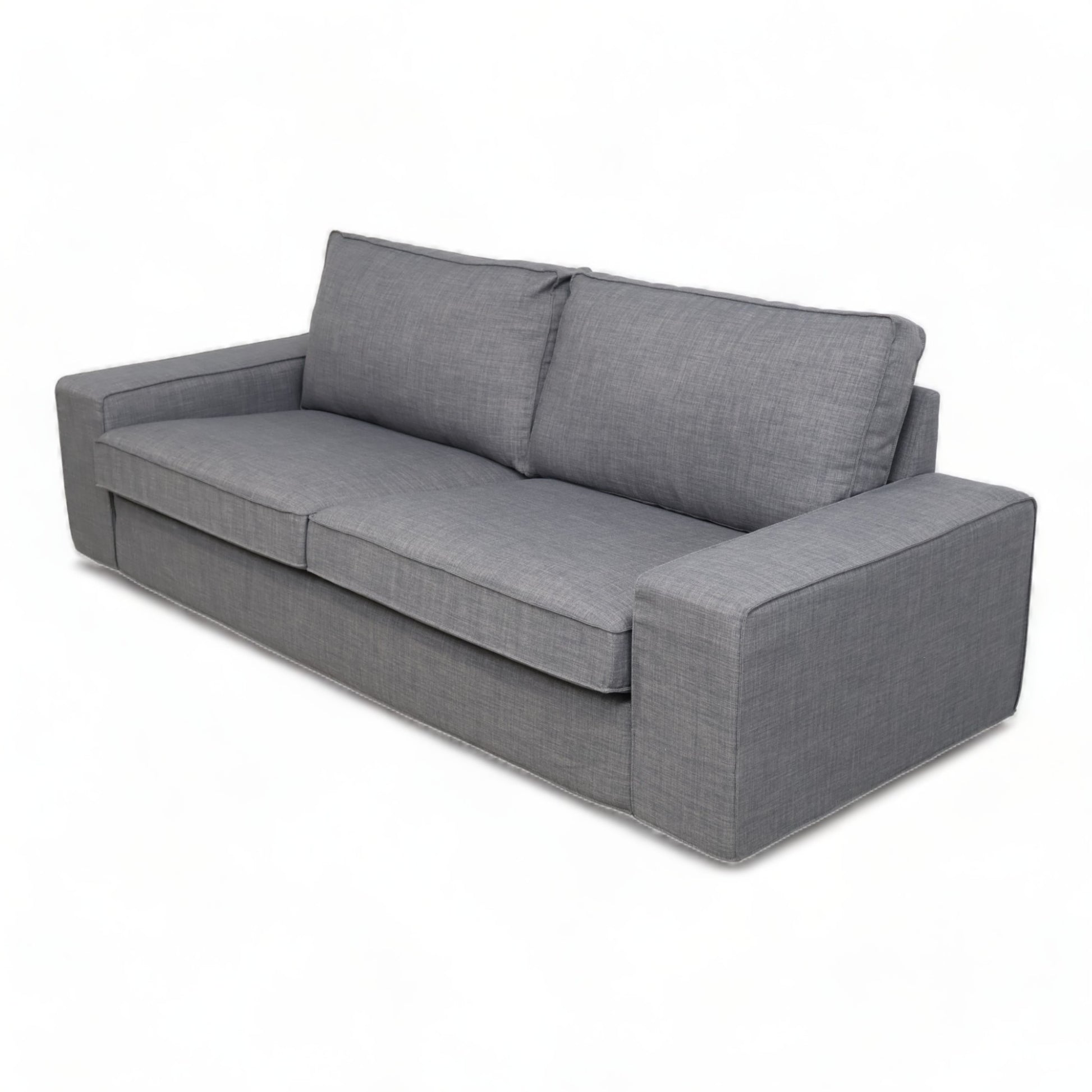 Nyrenset | Mørk grå IKEA Kivik 3-seter sofa