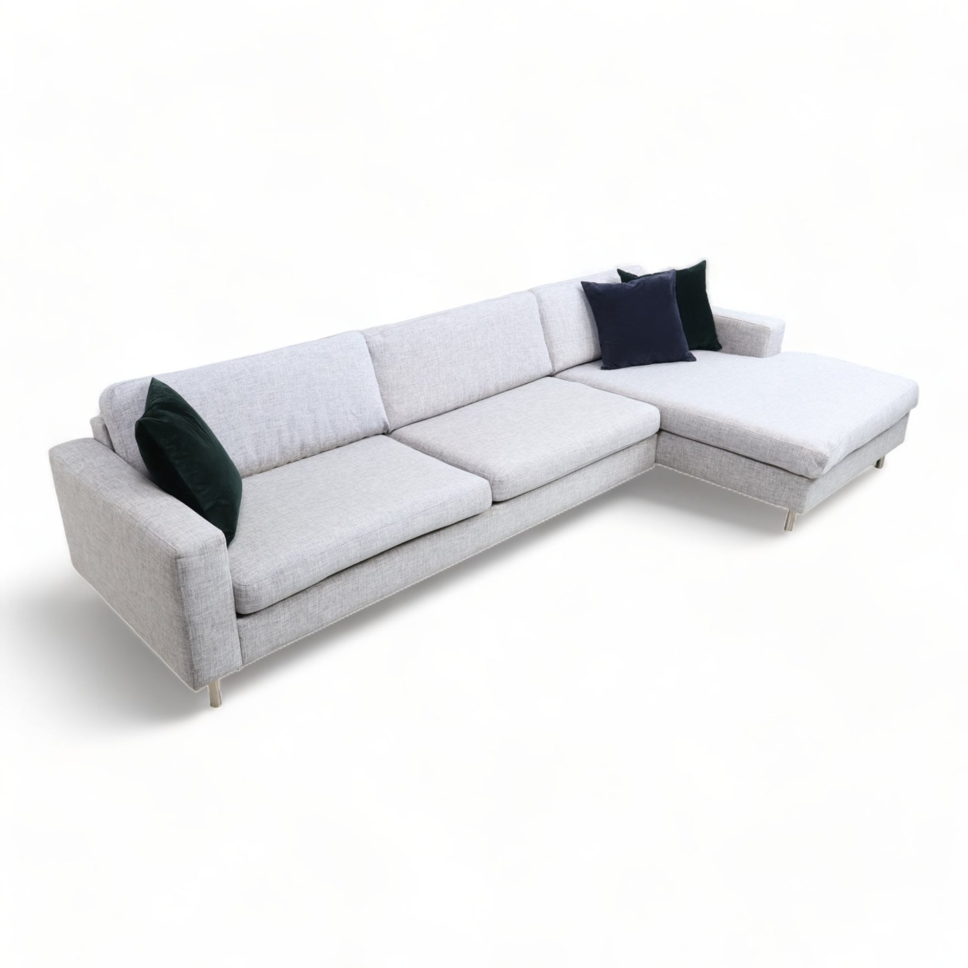 Nyrenset | Grå Bolia Scandinavia 3,5-seter sofa med sjeselong