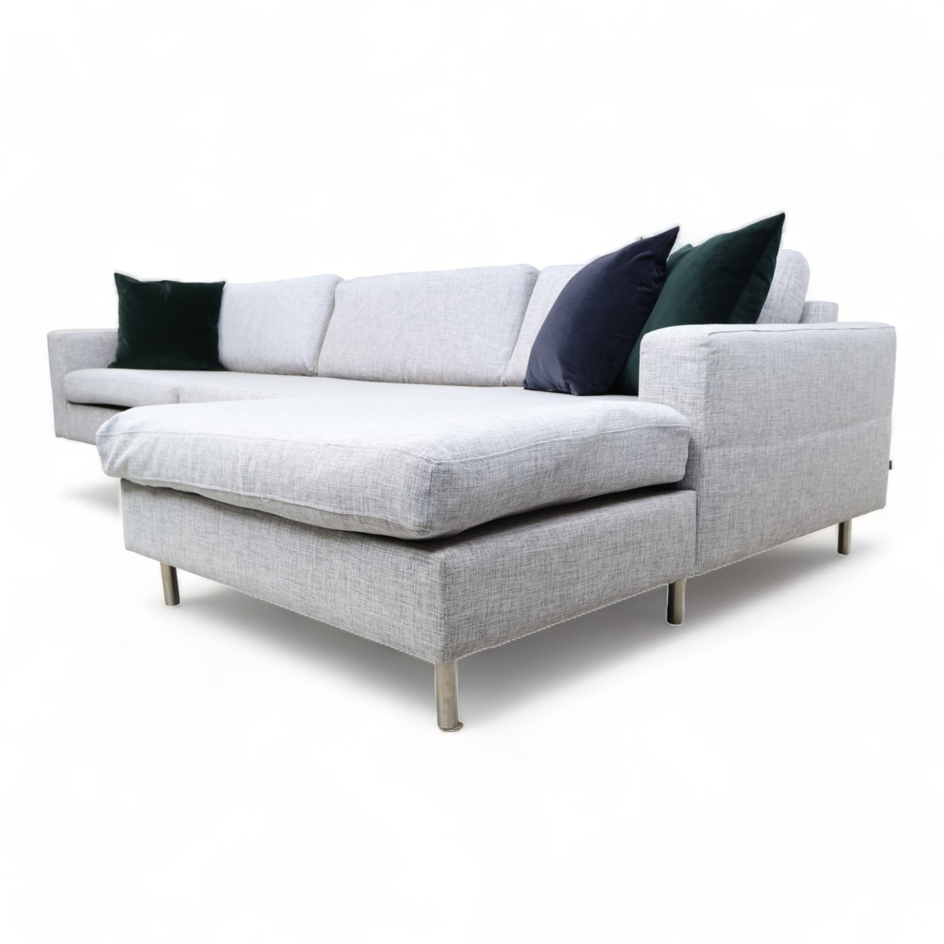 Nyrenset | Grå Bolia Scandinavia 3,5-seter sofa med sjeselong