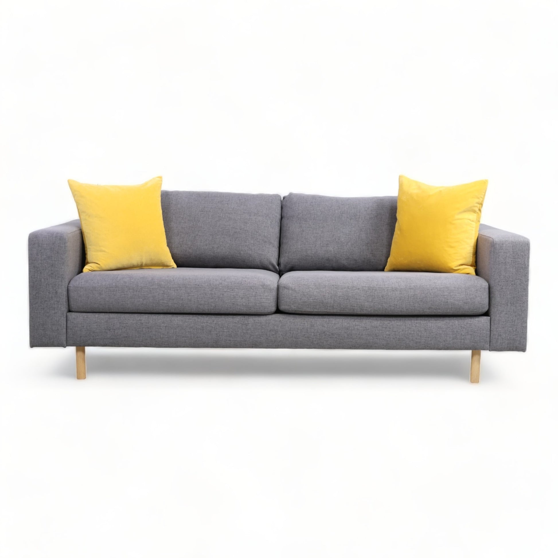 Nyrenset | Grå Habitat 3-seter sofa