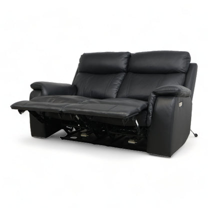 Nyrenset | Sort Mayfield 2-seter reclinersofa fra A-Møbler