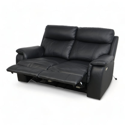 Nyrenset | Sort Mayfield 2-seter reclinersofa fra A-Møbler