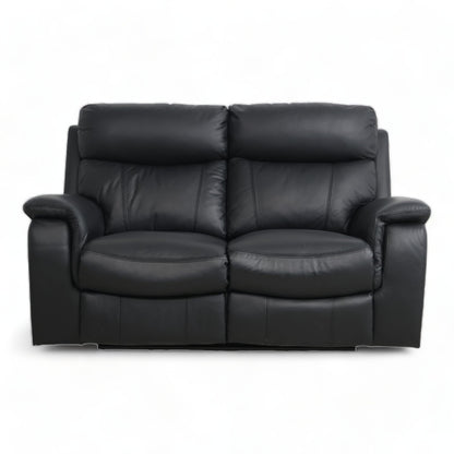 Nyrenset | Sort Mayfield 2-seter reclinersofa fra A-Møbler