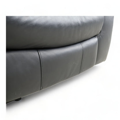 Nyrenset | Sort Mayfield 2-seter reclinersofa fra A-Møbler