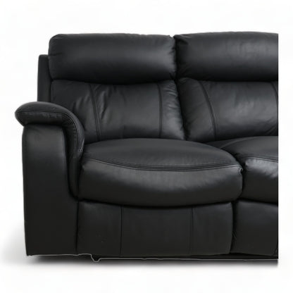 Nyrenset | Sort Mayfield 2-seter reclinersofa fra A-Møbler