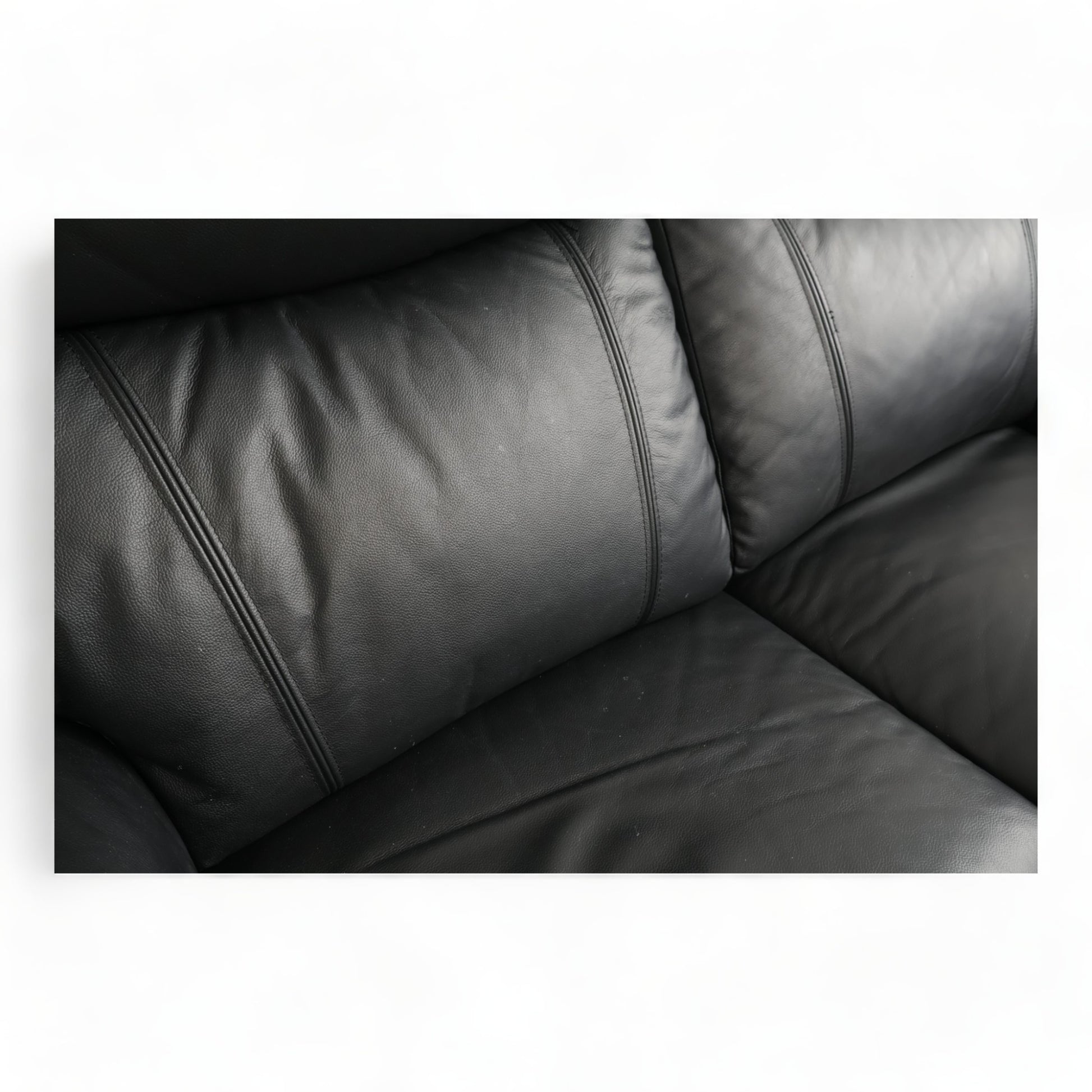 Nyrenset | Sort Mayfield 2-seter reclinersofa fra A-Møbler