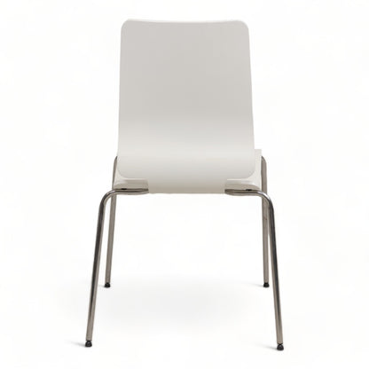 Kvalitetssikret | Hvite, enkle stoler