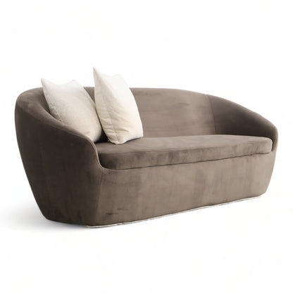 Nyrenset | 3-seter sofa Lugano i velur fra Ellos Home