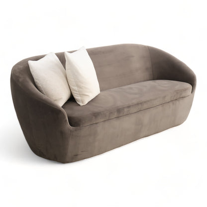 Nyrenset | 3-seter sofa Lugano i velur fra Ellos Home