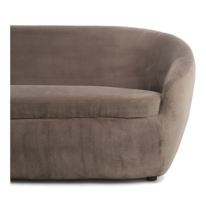 Nyrenset | 3-seter sofa Lugano i velur fra Ellos Home