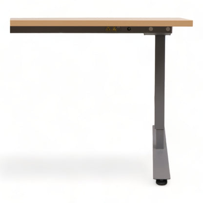 Kvalitetssikret | 160x80 cm, EFG manuelt hev/senk skrivebord