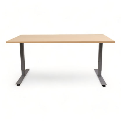 Kvalitetssikret | 160x80 cm, EFG manuelt hev/senk skrivebord