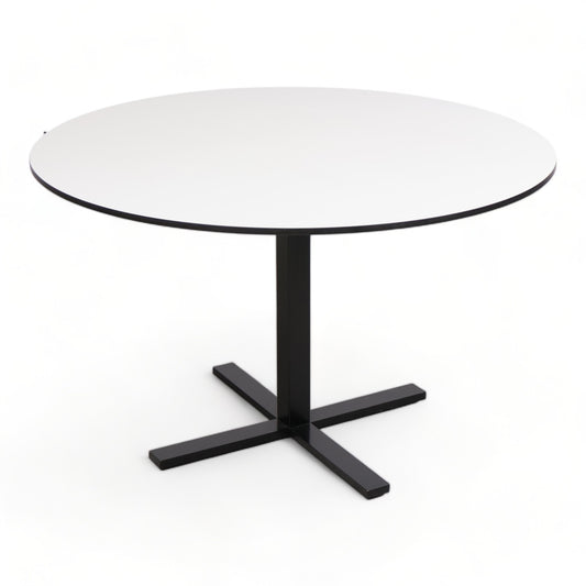 Kvalitetssikret | Rundt (Ø120) bord i hvit/sort