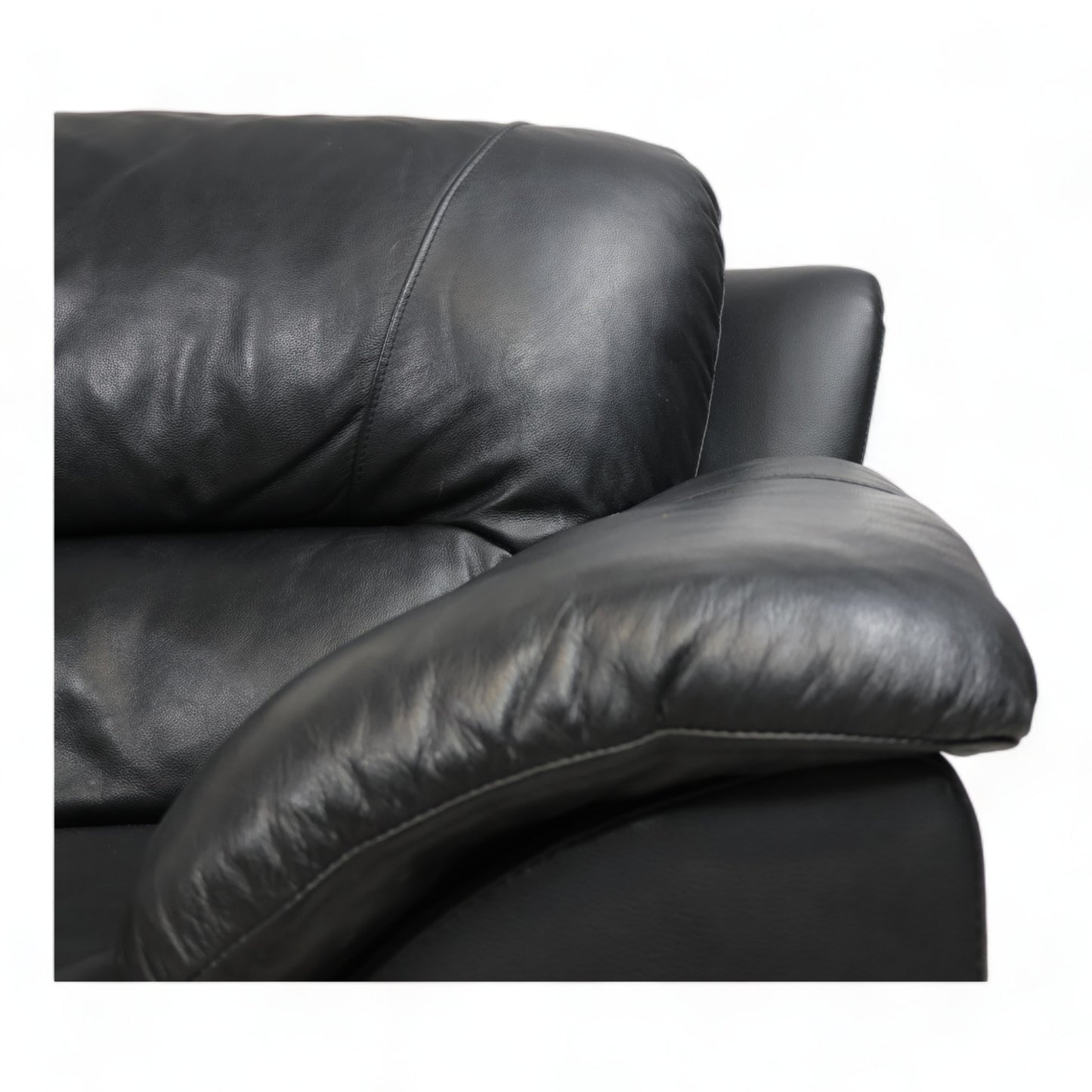 Nyrenset | 2-seter skinn sofa