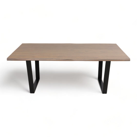 Nyrenset | Moderne spisebord, brun/sort