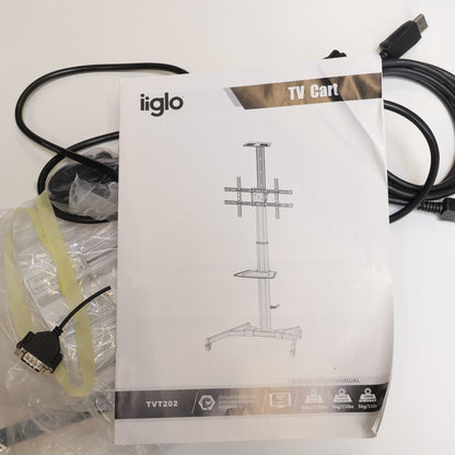 Kvalitetssikret | 65 4K UHD-digital skilting, inkludert iiglo stativ