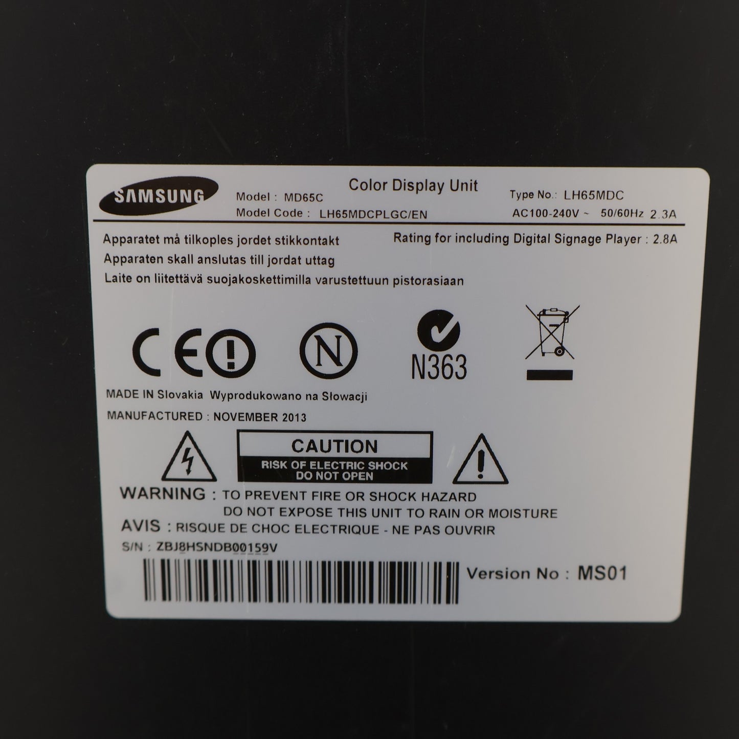 Kvalitetssikret | 65 4K UHD-digital skilting, inkludert iiglo stativ