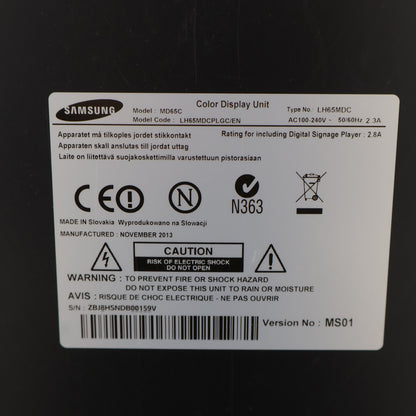 Kvalitetssikret | 65 4K UHD-digital skilting, inkludert iiglo stativ