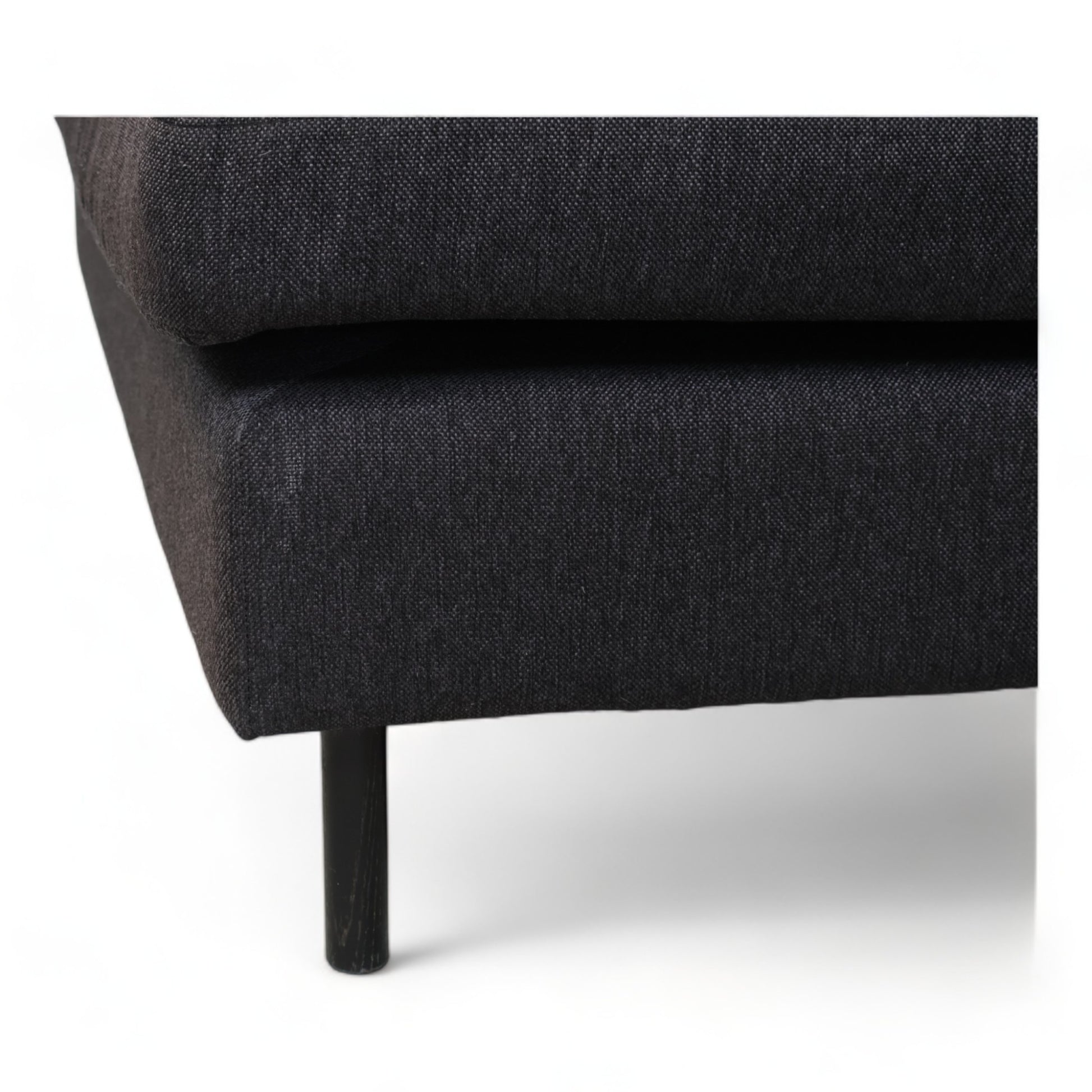 Nyrenset | Sort Bolia Scandinavia 3,5-seter sofa med sjeselong