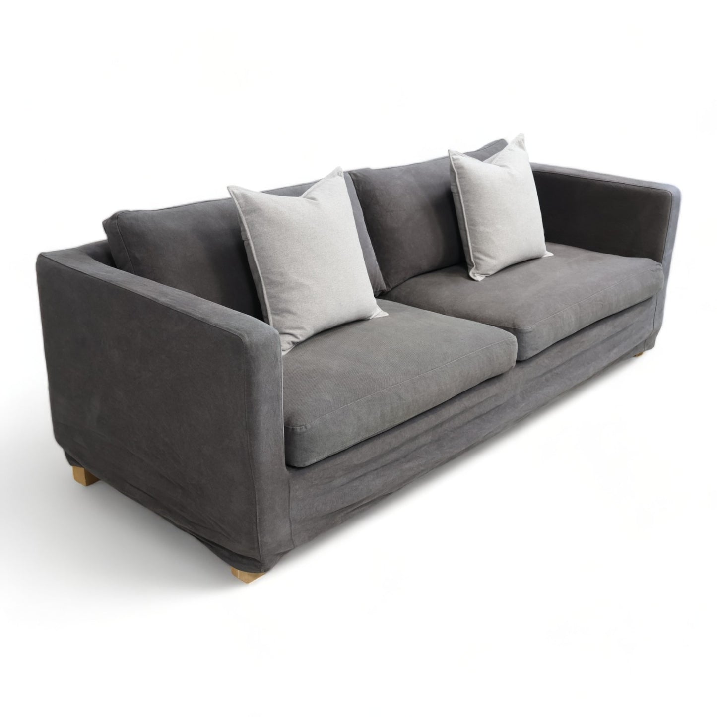 Nyrenset | Mørk grå 3-seter sofa fra Home & Cottage