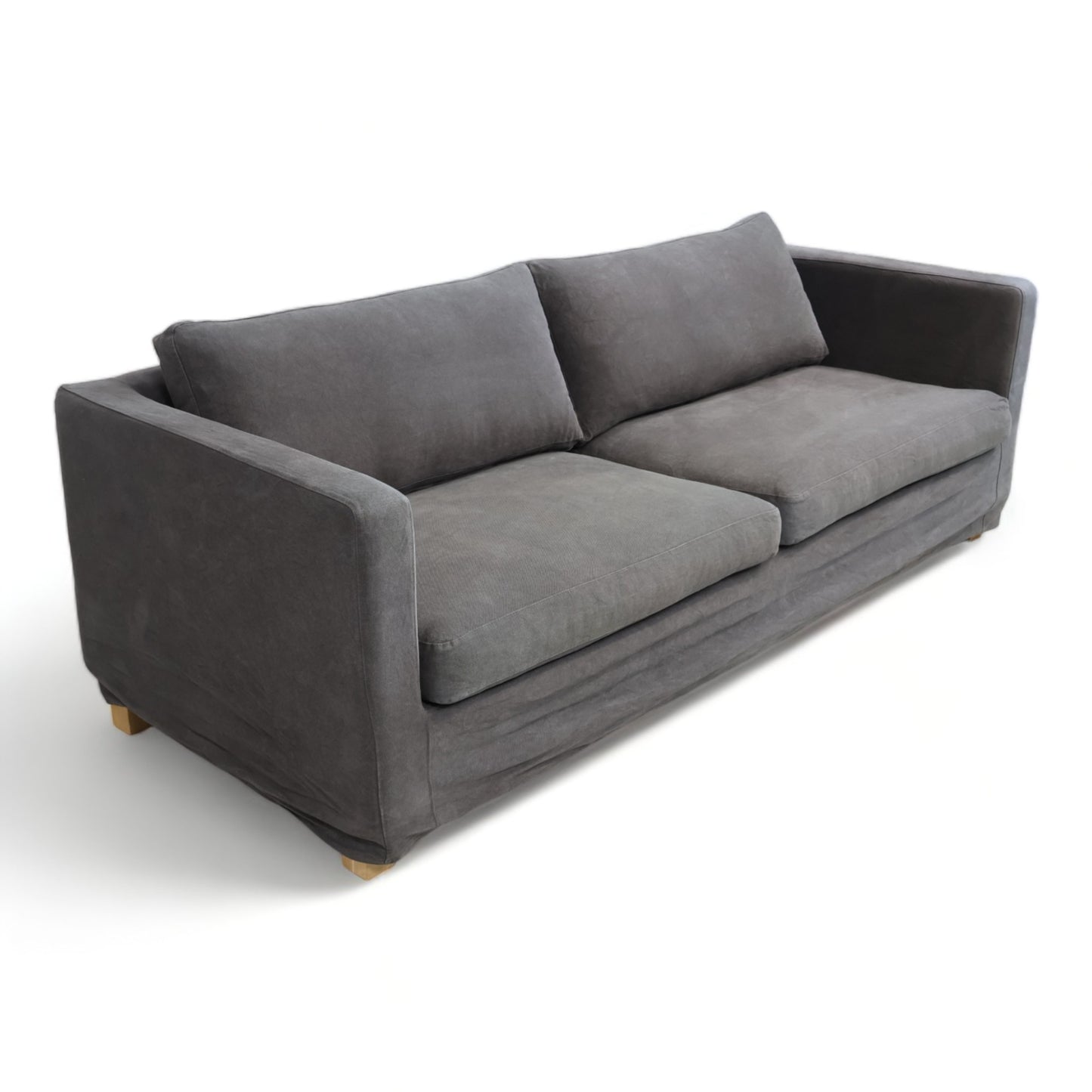 Nyrenset | Mørk grå 3-seter sofa fra Home & Cottage