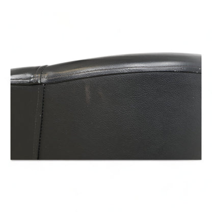 Nyrenset | Lenestol i sort skinn