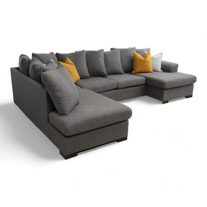 Nyrenset | Grå Nordic U-sofa fra Skeidar