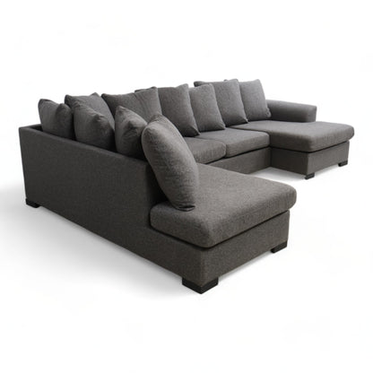 Nyrenset | Grå Nordic U-sofa fra Skeidar