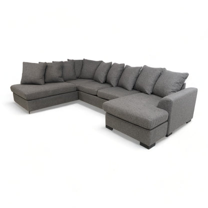 Nyrenset | Grå Nordic U-sofa fra Skeidar