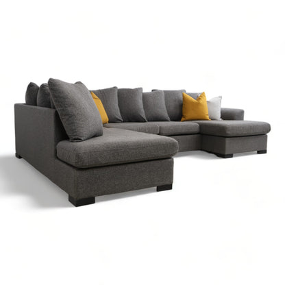 Nyrenset | Grå Nordic U-sofa fra Skeidar