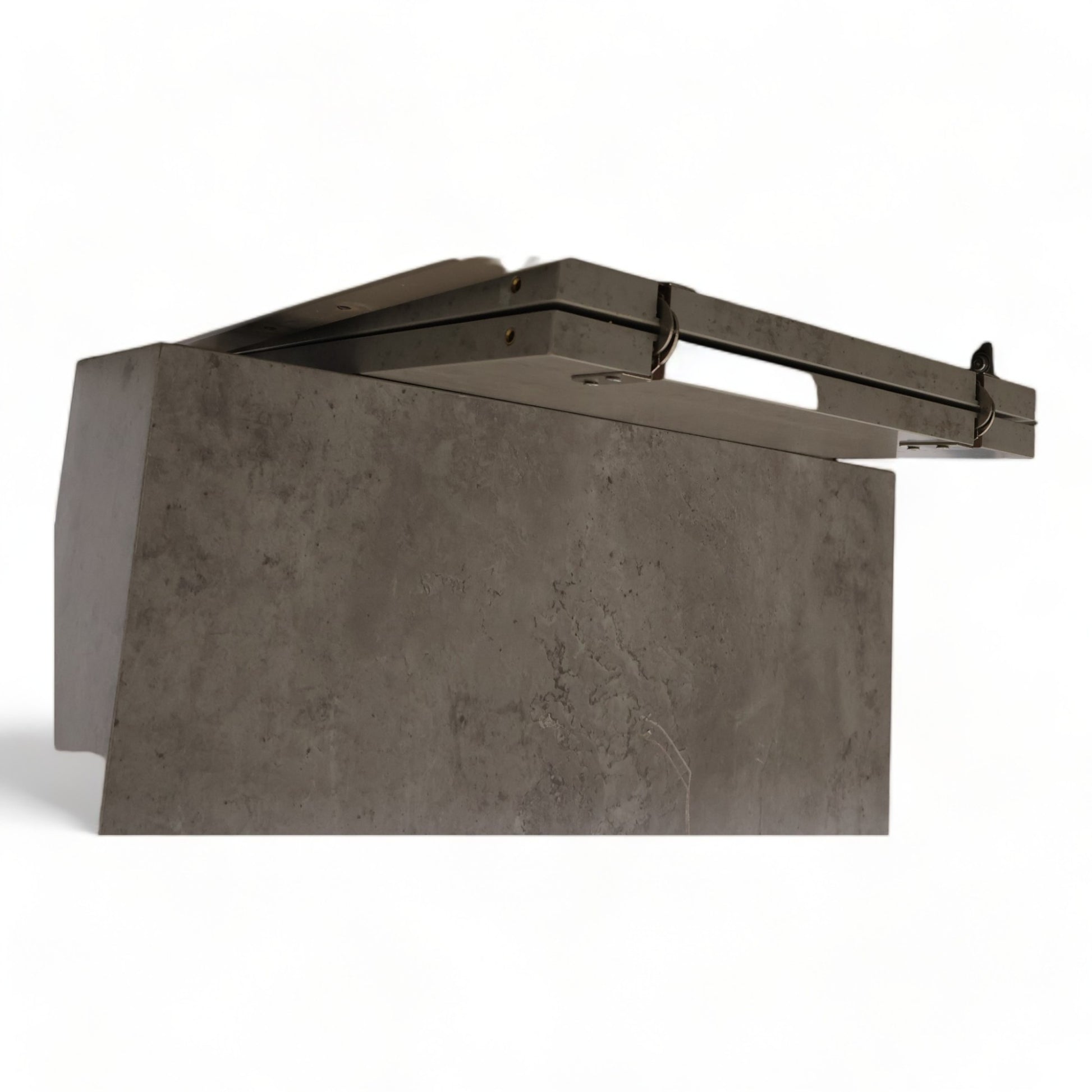 Kvalitetssikret | Moderne betongfarget spisebord med tilleggsplate
