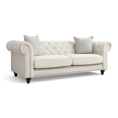 Charlietown 3-seter sofa fra A-Møbler, beige stoff