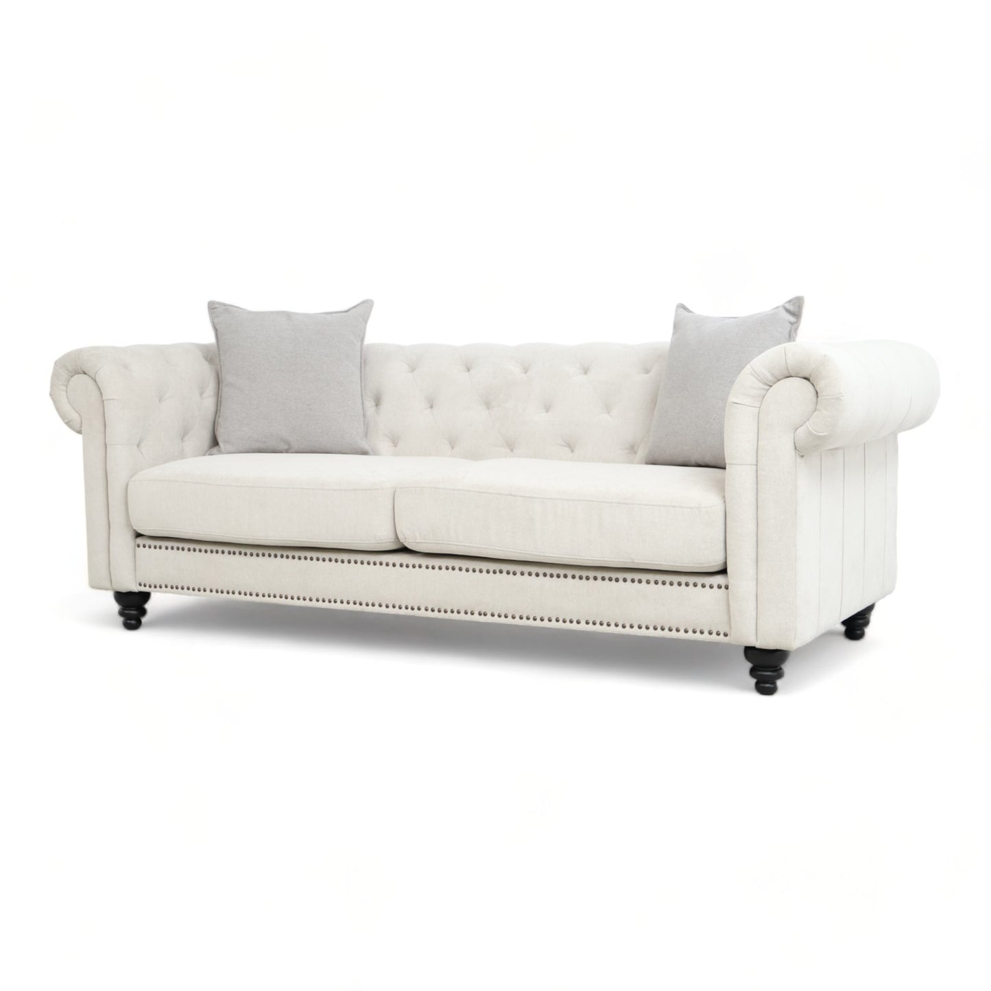 Charlietown 3-seter sofa fra A-Møbler, beige stoff