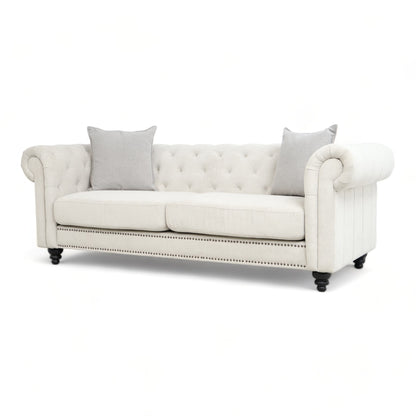 Charlietown 3-seter sofa fra A-Møbler, beige stoff